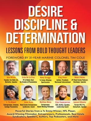 cover image of Desire, Discipline & Determination, Lessons From Bold Thought Leaders